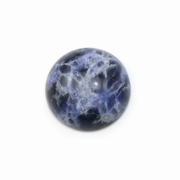 Cabochon Sodalite rond 14mm x 2pcs