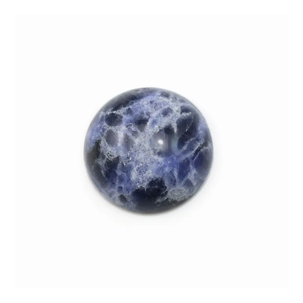 Cabochon Sodalite rond 14mm x 2pcs