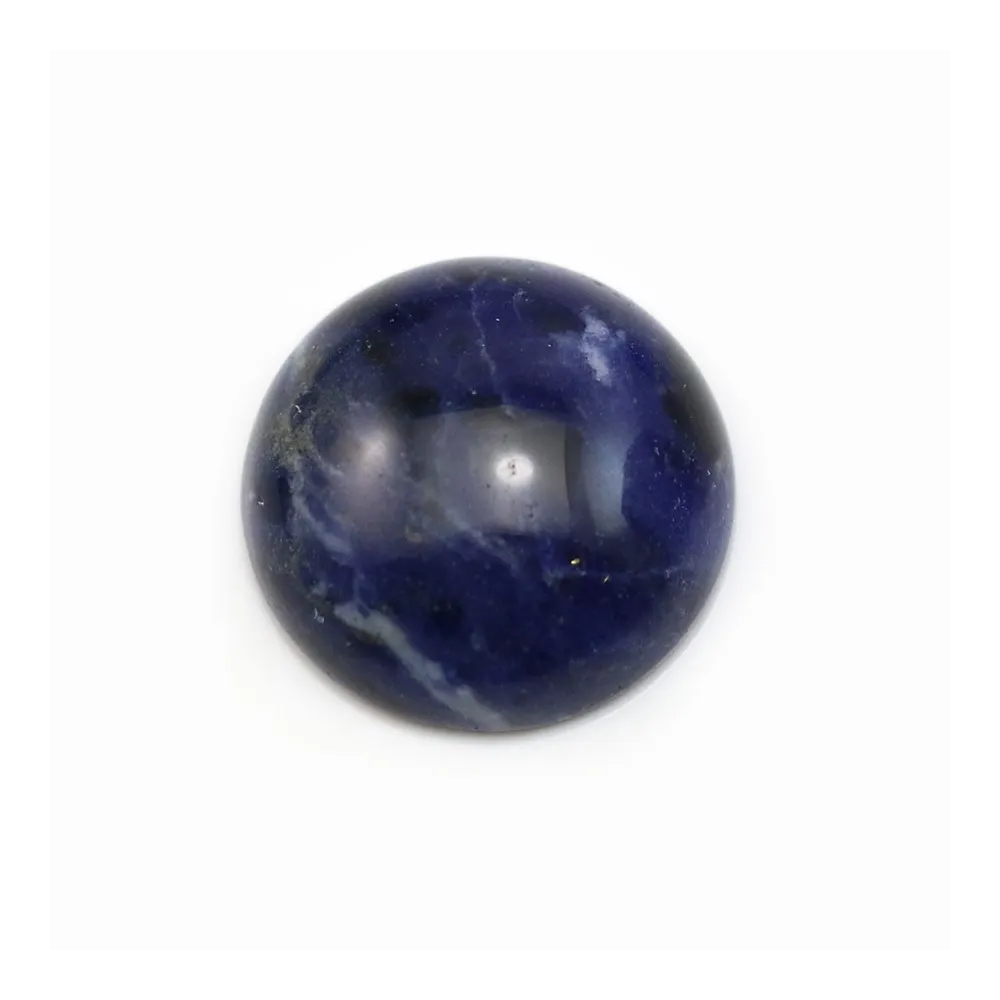 Cabochon Sodalite rond 16mm x 2pcs