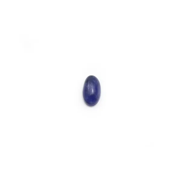 Cabochon de sodalite, de forme ovale, 3 * 5mm x 4 pcs