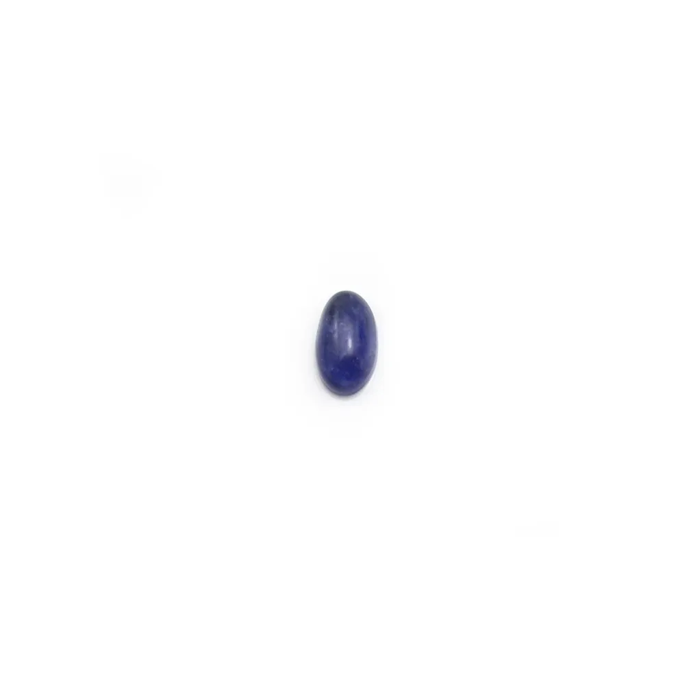 Cabochon de sodalite, de forme ovale, 3 * 5mm x 4 st