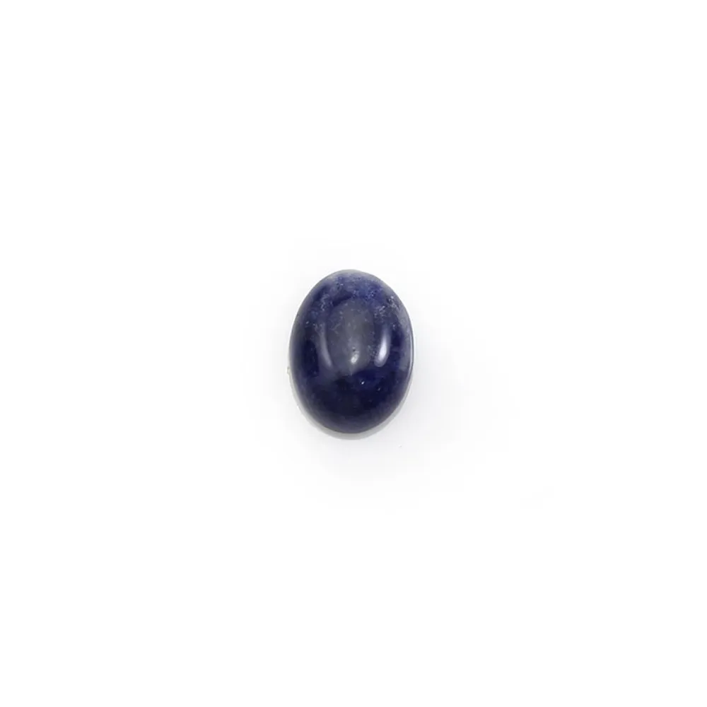 Cabochon de sodalite, de forme ovale, 6 * 8mm x 4 st