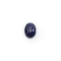 Cabochon de sodalite, de forme ovale, 6 * 8mm x 4 st