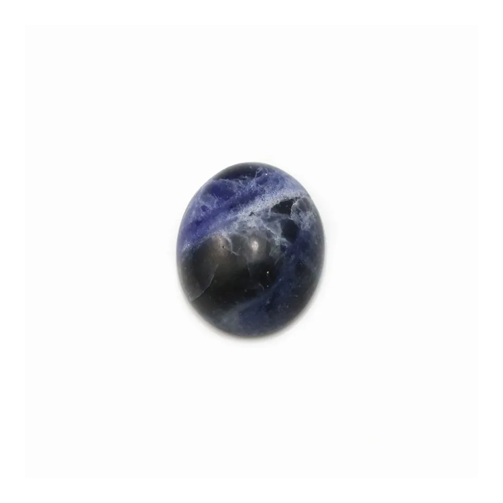 Cabochon Sodalite Ovale 10x12mm x 2pcs