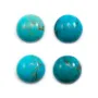 Cabochon Turquoise rond 16mm x1pc