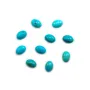 Cabochon of oval-shaped turquoise, 13 * 18mm, x 1pc
