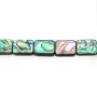 Nacre Abalone RECTANGLE 13x18mm x 40cm