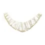 Nacre blanche en forme de triangle 28x110mm x 1pc