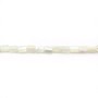 String of White Shell Tube 3x5MM 