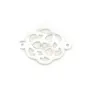 Nacre blanche en motif celtique ajouré 18mm x 1pc