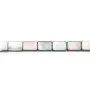 Nacre grise en forme de rectangle 13x18mm x 4pcs