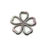 Nacre rose en fleur plate 16mm x 1pc