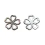 Nacre rose en fleur plate 16mm x 1pc