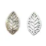 Nacre grise gourde ajourée 16x26mm x 1pc