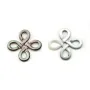 Nacre grise en noeud chinois 20mm x 1pc