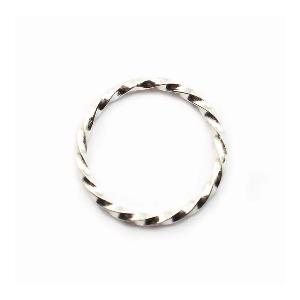 Anneaux argent 925 ovale soudé 7x13mm x 2pcs