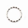 Silver 925 Oval Rings 7x13mm x 2pcs