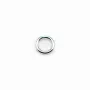 Anneaux ronds fermés, 6x0,8 mm argent 925 x10PCS