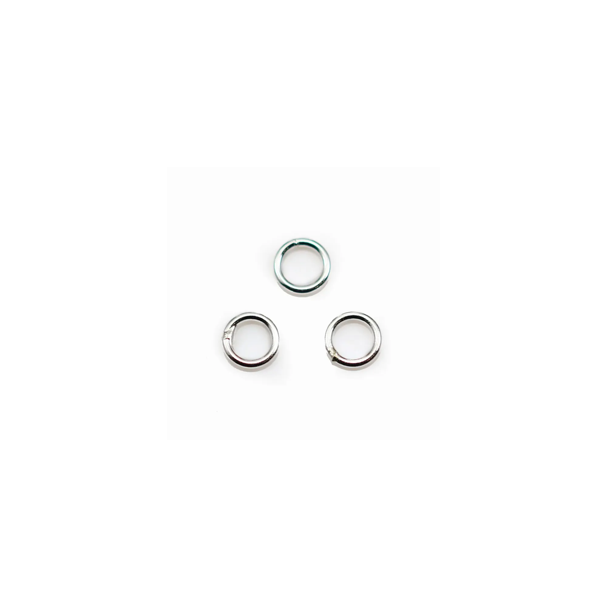 Round closed rings silver 925 x cheap
