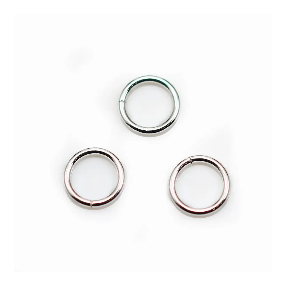 Anneaux  Soudé 7X0.8mm argent 925   x10 PCS