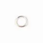 Anneaux ouverts 8x0.8mm argent 925 x10pcs