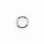 Anneaux ronds Fermés 8x1mm argent 925 x10 PCS