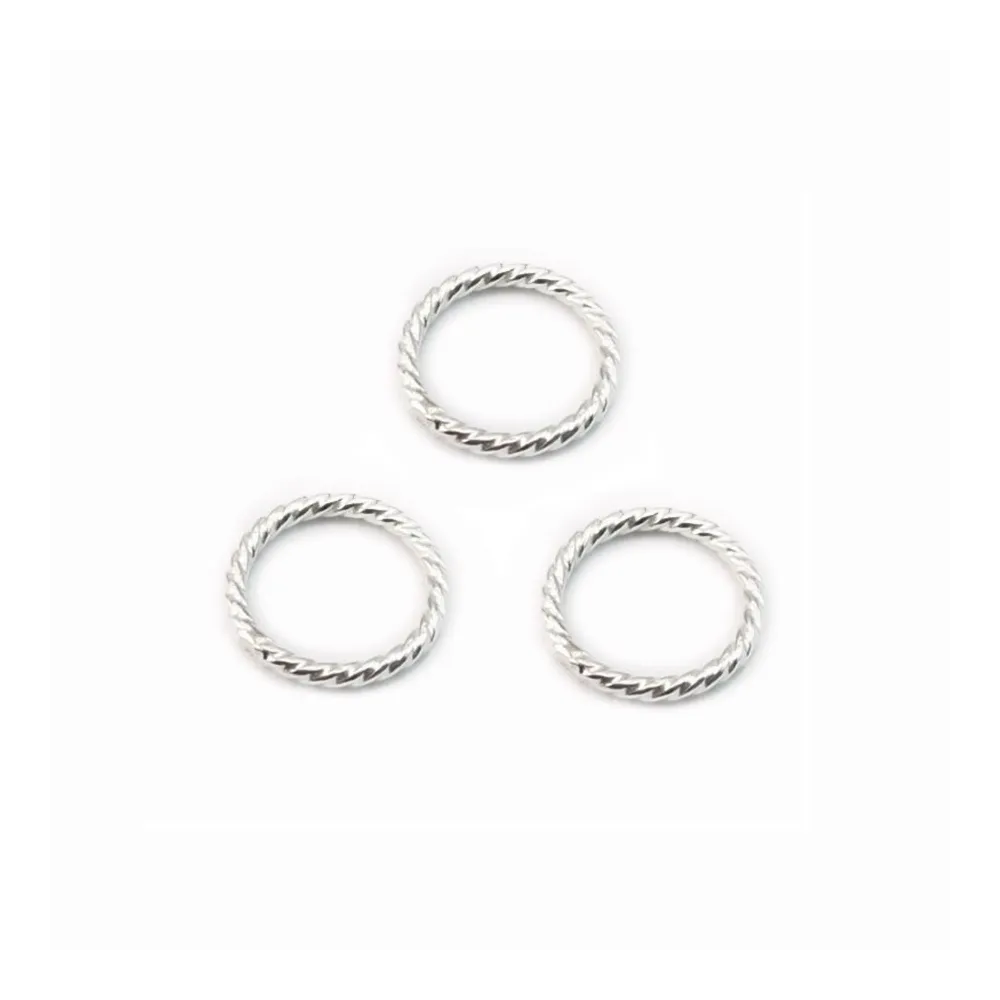 ARG925 ANNEAU ROND SOUDE MARTELE 8MM  x4 pcs