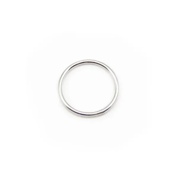 Anneaux  soudé  10x1 mm argent 925 x4PCS