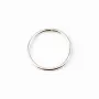 Anneaux ronds fermés 14x1mm argent 925 x2 PCS
