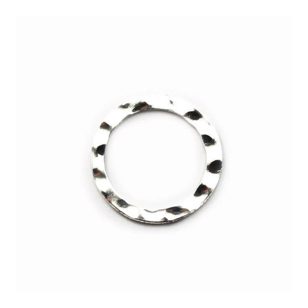 Anneaux ROND Soudé 15x1.5mm argent 925 x2 PCS