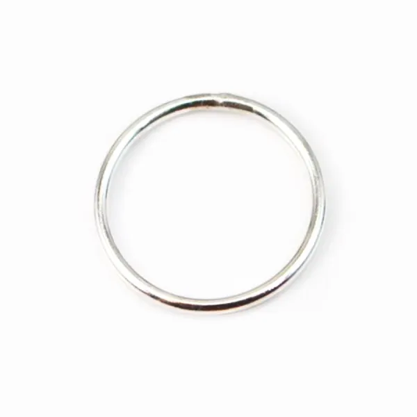  Anneaux fermés, 18x1mm, argent 925 x2pcs