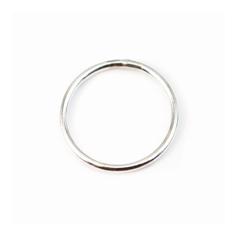  Anneaux fermés, 18x1mm, argent 925 x2pcs