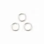 Anneaux ouverts 5x0.8 mm argent 925 x10 st