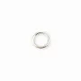 Anneaux ouverts 7x0,9 mm argent 925 x10 pcs 