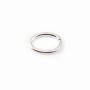 925 Sterling Silver, Oval-shape Rings, 5x7mm x 4pcs