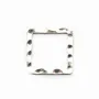 Anneaux CARRE Soudé 14.30mm argent 925 x2 PCS