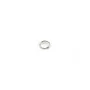 Anneaux doubles, de forme ronde, en argent 925, 3 * 0.3mm x 20pcs