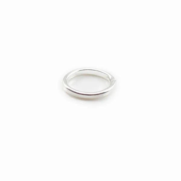 Anneaux Oval  8x6mm ARG 925 x4