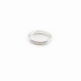  Anneaux Oval  8x6mm ARG 925 x4