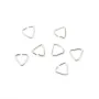 Anneaux triangle 0.8x8mm en argent 925 x 10pcs