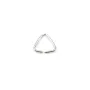 Anneaux triangle 0.8x8mm en argent 925 x 10pcs