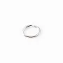 Anneaux ovales, argent 925, ouverte,6x8mm, x 4pcs