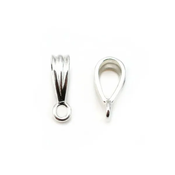 Passant pour pendentif ,argent 925 ,11.7mm x 1pc