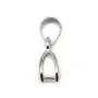 Silver 925 Rhodium Bail 6x14mm x  1 pcs 