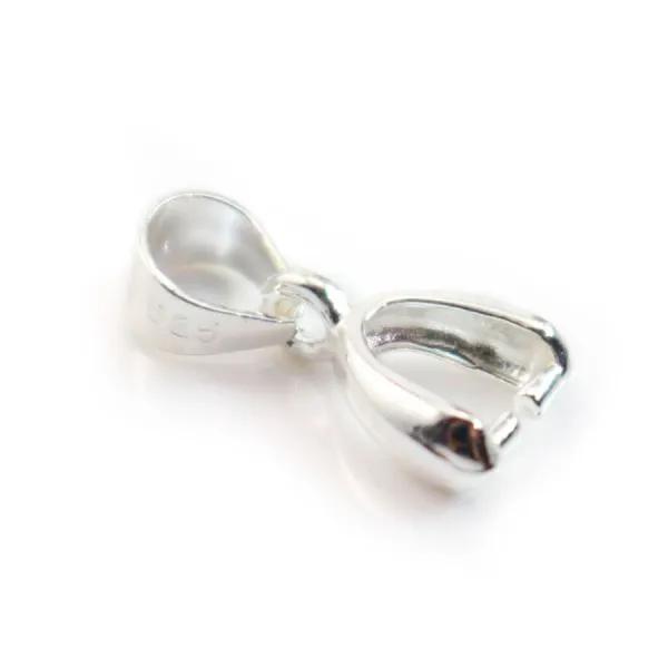 Attache pendentif, argent 925, 3x12mm x 2pcs