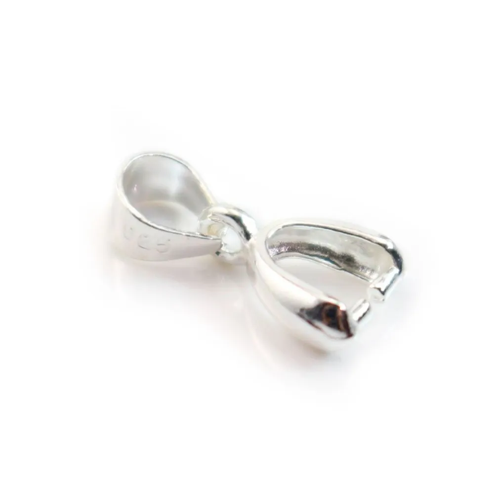 Attache pendentif, argent 925, 3x12mm x 2pcs