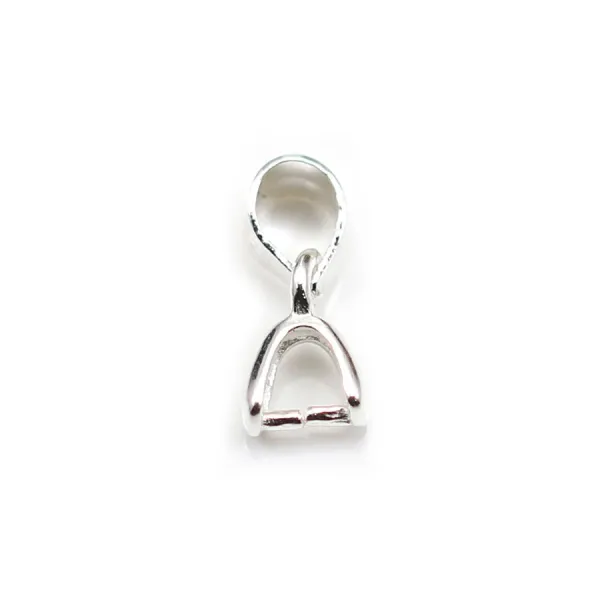 Bélière lisse, Argent 925, 5x11mm, x 1pc