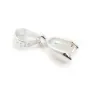 Smooth pendant bail, Silver 925 16x8mm x  1 pcs
