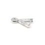 Attache pendentif en argent 925 7.5x11mm x 2pcs