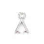 Attache pendentif en argent 925 7.5x11mm x 2pcs